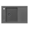 Alveus FORMIC 30 kuchynský granitový drez so sifónom 76x50 Steel + prepad anthracit 1108030+anthracit