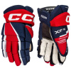 Rukavice CCM Tacks XF 80 Sr Farba: navy modrá/červeno/biela, Veľkosť rukavice: 14