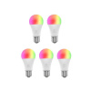 Smart sada LED žiaroviek E27 10W RGB WOOX R9074/5pack WiFi Tuya