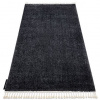 Eoshop Koberec BERBER 9000 šedý - střapce, Maroko, Shaggy (Velikost: 160x220 cm)