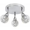 Candellux Bolo stropné svietidlo 3x6 W chrómová 98-67708