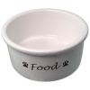 Miska DOG FANTASY keramická bílá Food 15 x 7 cm 600 ml
