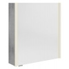 Sapho - ALIX galérka s LED osvetlením 66x70x17,5cm, ľavá/pravá, dub strieborný