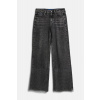 DŽÍNSY KARL LAGERFELD JEANS KLJ MR RELAXED CHAINMAIL DENIM WASHED BLACK OD BLACK