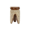 Bravissima Kitchen Postranný stolík DKD Home Decor Prírodná Biela Drevo Albasia (29 x 29 x 49 cm) (30 x 30 x 50 cm)
