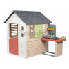 Domček s pracovnou dielňou a 39 doplnkami Nature Playhouse Workshop Life Smoby rozšíriteľný 2 okná so žalúziami a okenicami s UV filtrom od 24 mes