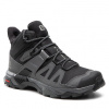 SALOMON Pánske turistické topánky X ULTRA 4 MID GTX black/magnet/pearl blue - black/grey Veľkosť EU: 41 1/3