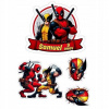 CUKROVÁ TLAČ jedlý obrázok na tortu Cukrová hmota Deadpool Wolverine Avengers 7