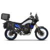 Kompletná sada sedlových brašní SHAD TERRA TR40 adventure a hliníkového kufra SHAD TERRA BLACK 37L vrátane montážnej sady SHAD YAMAHA Tenere 700 XTZ690