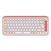Logitech 920-013073 klávesnica Univerzálne Bluetooth QWERTY US International Ružová, Biela (920-013073)