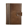 Kožený pracovný diár v hnedej farbe, ručne tamponovaný (limitovaná edícia) (V8479H)