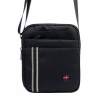 Nordee Pánska crossbody taška 24 x 20 cm čierna
