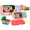 Majlo Toys Detská pokladňa so skenerom Calculator Cashier - ružová