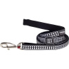 Red Dingo Bones Reflective Black 15 mm × 1,8 m