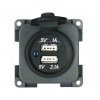 CBE Duálna nabíjacia zásuvka USB 5V/1A 5V/2,1A