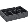 Wenko organizér Adria Small26 x 6,5 x 17 cm polypropylen šedý