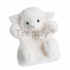 Plyšová ovečka na bábkové divadlo Lamb Puppet Histoire d’ Ours biela 25 cm od 0 mes HO2597