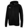 Pánská mikina Puma Cup Casual - Velikost S – sportovní pánská mikina Puma s kapucí a zipem. Ideální pro sport i volný čas, v jednoduchém černém designu s logem Puma.
