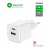 Swissten SWISSTEN SÍŤOVÝ ADAPTÉR 12W 1x USB-C + 1x USB-A BÍLÝ