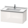 Duravit L-Cube Umývadlová skrinka 41x82x47 cm, 1 zásuvka, lesklá biela LC616502222