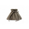 Lampové tienidlo - Lampa retro luk tmavej ľanu 9x20x13 cm (Lampa retro luk tmavej ľanu 9x20x13 cm)