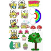 CUKROVÁ TLAČ jedlý obrázok na tortu Cukrová hmota Keroppi Sanrio Hello Kitty POST