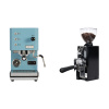 Profitec GO, blue + Eureka Mignon Libra 65 All Purpose, CR black
