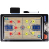Merco Basketbal 65 magnetická trénerská tabuľa, s klipom