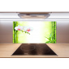Panel do kuchyne Orchidea a bambus 100x50 cm