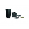 Lechuza geobra Kvetináč Lechuza Cubico all-in-one set Farba: čierna, Veľkosť: 50 (50 x 50 / 94 cm)