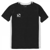 Sondico Fundamental Polo T Shirt Junior Boys Black/White 9-10 Years