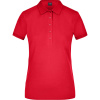 James & Nicholson Polokošile JN 709, elastická, krátký rukáv, dámská COT02070900404-red XL Červená