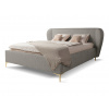 Wilsondo Čalúnená manželská posteľ s úložným priestorom Aliano 160x200 - sivá