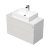 Kúpeľňová skrinka s umývadlom Intedoor LETTY 100 cm LE DESK 100 2Z