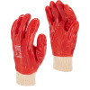 Lahti Pro Červené PVC rukavice l240110p, 12 párov, 