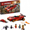 LEGO 71737 NINJAGO Legacy X-1 Ninja Supercar a motorka s Coleom ako zlatou minifigúrkou