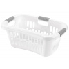 Heidrun Plastový kôš na čistú bielizeň 50l 58x39x25cm biely