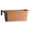 BAMA Závesný kvetináč na zábradlie RONDINE, terracotta Množstvo: 1 ks, Rozměry: 60 cm