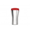 Cestovný termohrnček, červený, priem. 9.5 cm - Alessi