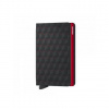 Peněženka Slimwallet Secrid Optical Black-Red