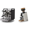 Rocket Espresso Mozzafiato FAST V, black + Eureka Mignon Single Dose, White & Oak