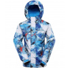 Alpine Pro Kiwero Detská lyžiarska bunda s Ptx membránou KJCD344 Blue aster 116-122