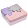 Melii Puzzle ružový/fialový/sivý