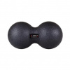 Dvojitý Masážní míč HMS BLM02 Lacrosse Ball, 8x16 cm, černý