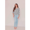 pyžamo PETRA - bledomodré S