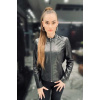Max Original Leather Dámska kožená bunda ALICE plain black (4XL 62-64) - Čierna - 4XL