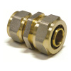 PipeTec Mosadzná spojka s upínacím krúžkom 32x3 / 20x2 mm