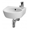 Cersanit PARVA Umývadlo závesné 40x32cm s prepad, otv.pre bat.vpravo, Biela K27-009-P K27-009-P