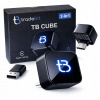 Bezdrôtový adaptér Tradebit TB CUBE USB-C CarPlay / Android Auto čierny