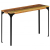 vidaXL Príručný stolík z recyklovaného dreva 120x35x76 cm - Hnedá - 104372-204486